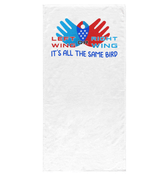 Left Or Right Wing Bath Towel - Beyond T-shirts